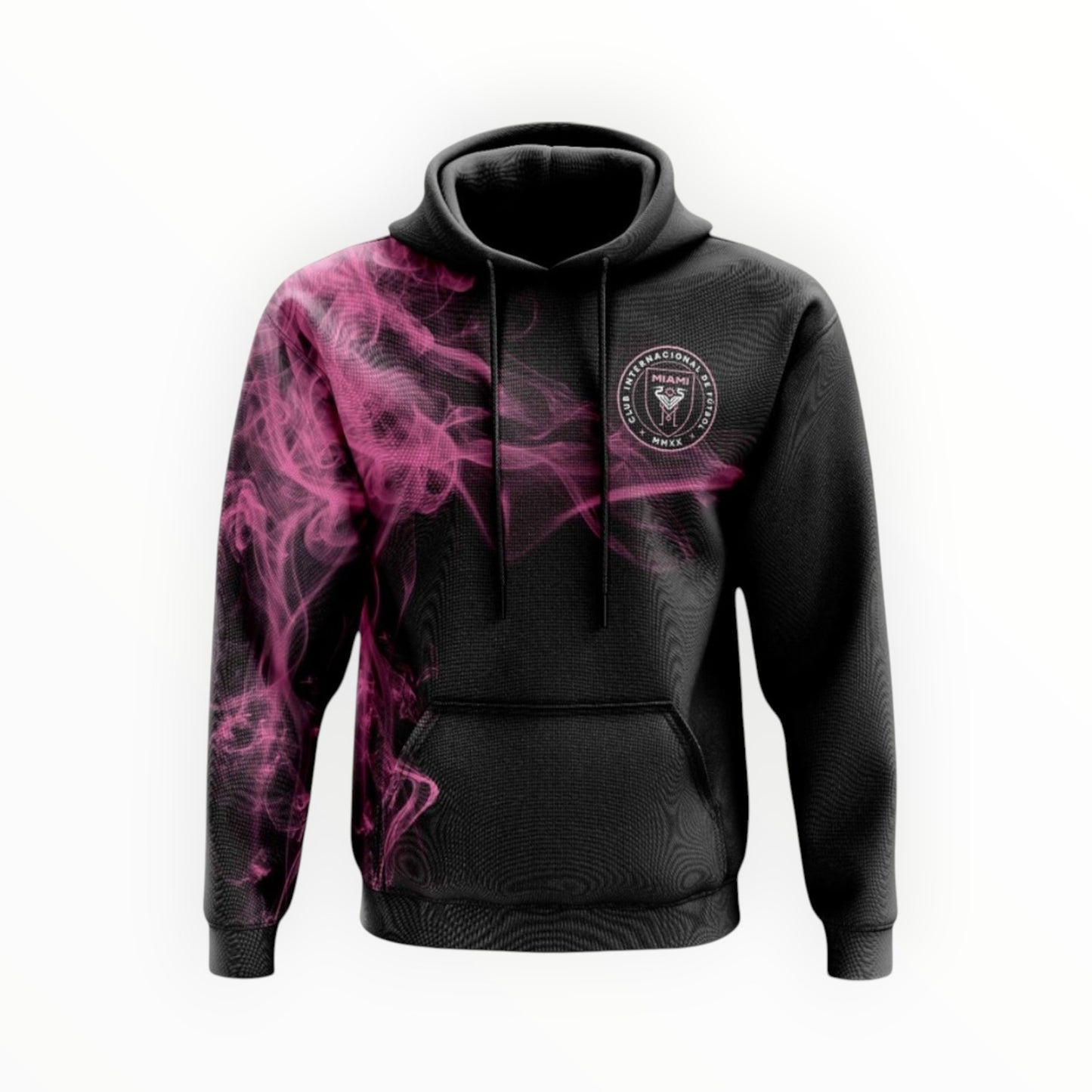 Sudadera Con Gorro Sin Cremallera Club Inter Miami Humo