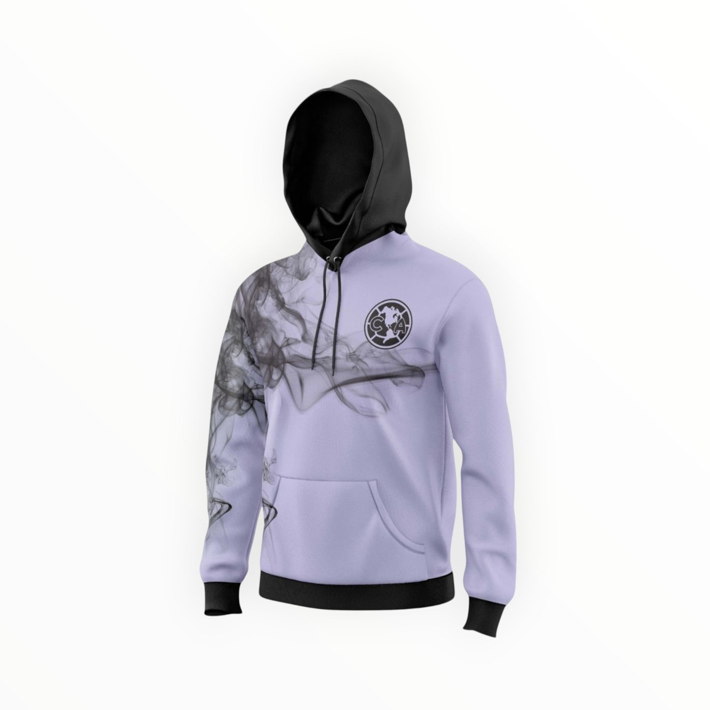 Sudadera Con Capucha Sin Cierre Club América Humo