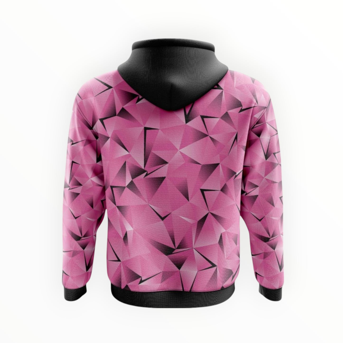 Sudadera Con Gorro Sin Cierre Club Inter Miami Tridimensional Rosa