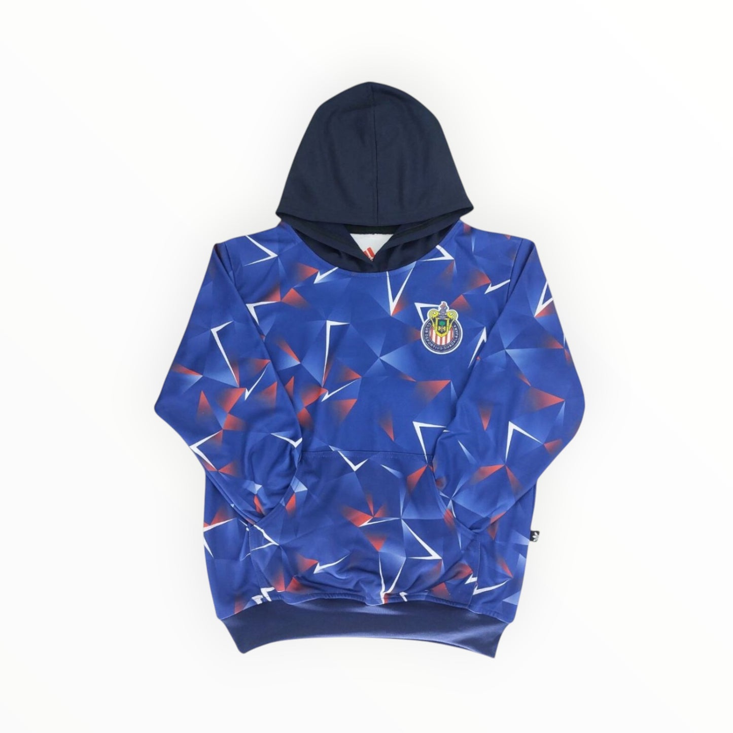 Sudadera Con Gorro Sin Cierre Chivas Del Guadalajara Tridimensional Marino