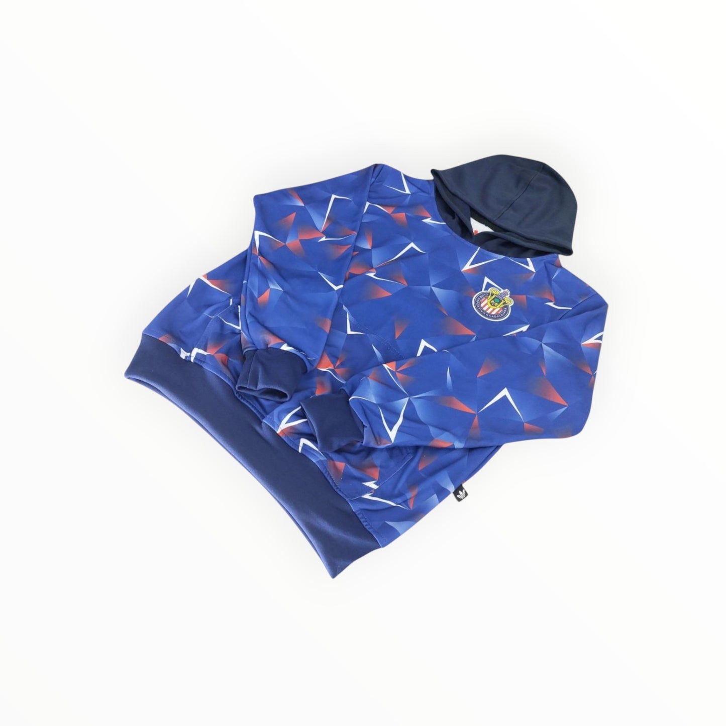 Sudadera Con Gorro Sin Cierre Chivas Del Guadalajara Tridimensional Marino