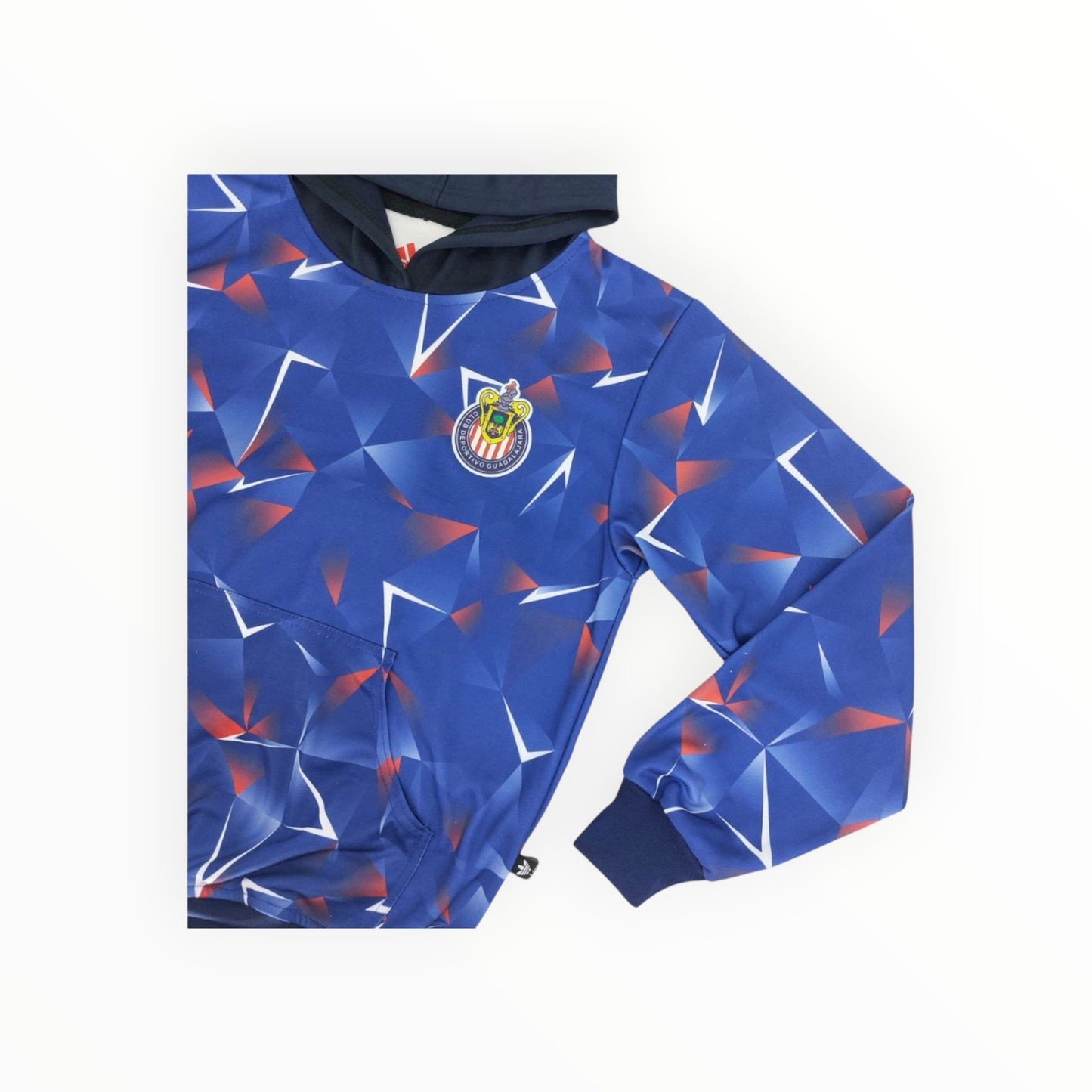 Sudadera Con Gorro Sin Cierre Chivas Del Guadalajara Tridimensional Marino