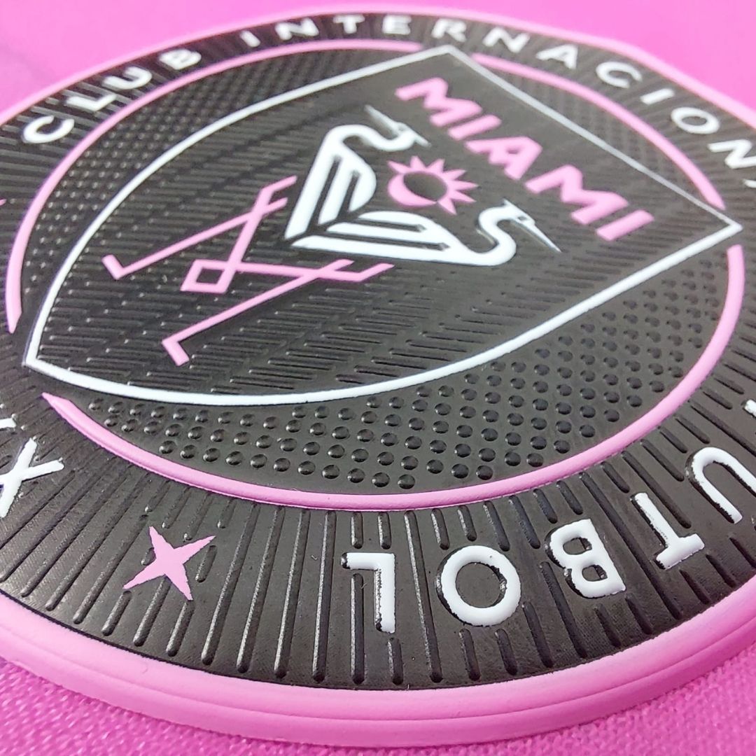 Sudadera Con Gorro Sin Cierre Club Inter Miami Tridimensional Rosa