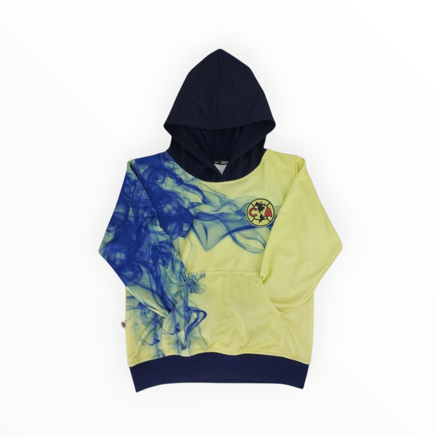 Sudadera Con Gorro Sin Cremallera Club América Humo