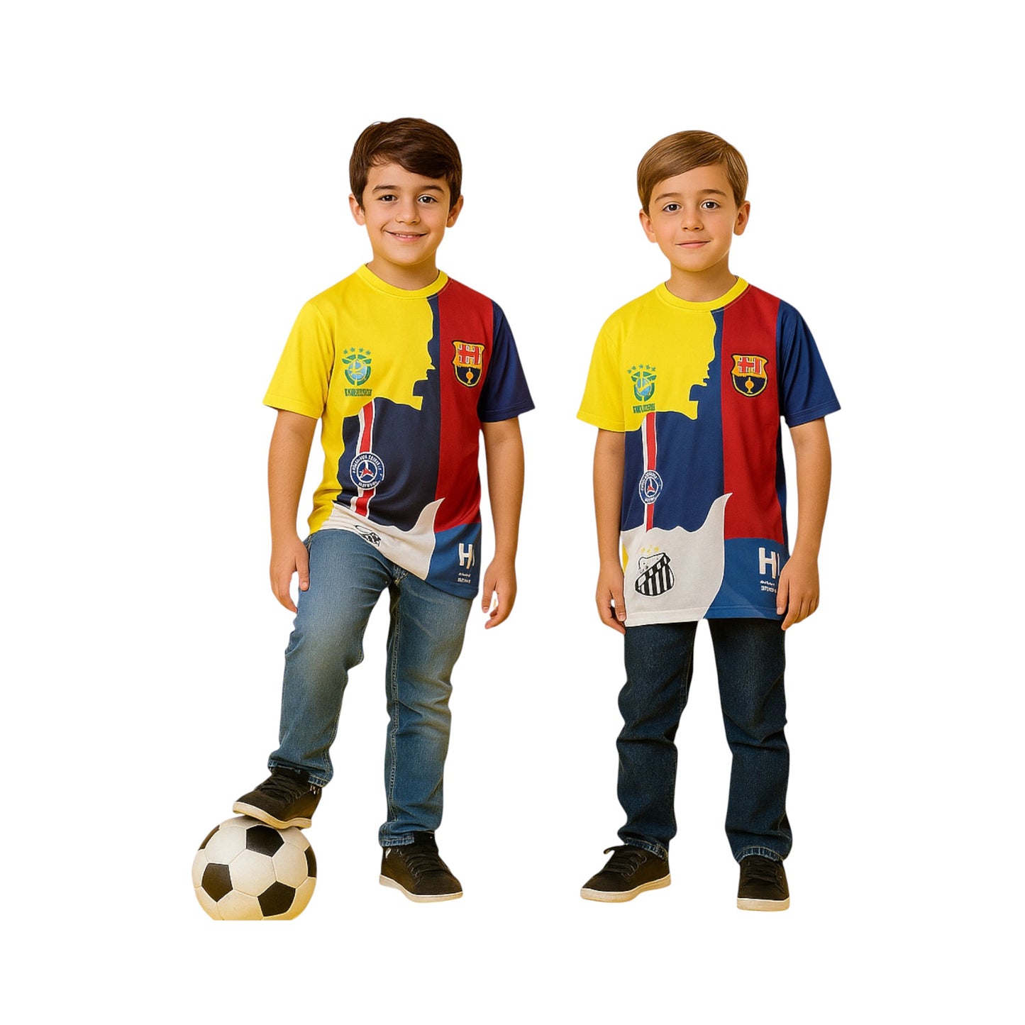 Jersey Neymar Leyenda Fútbol Sport Playera Hombre