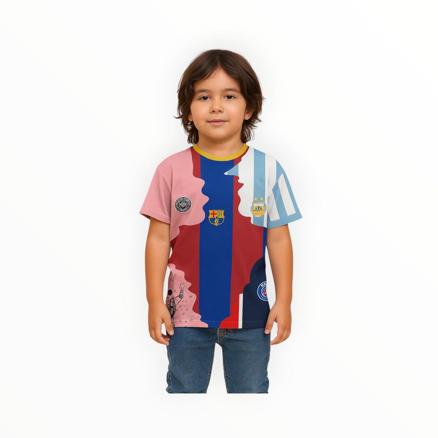 Jersey Messi Leyenda Fútbol Sport Playera Hombre