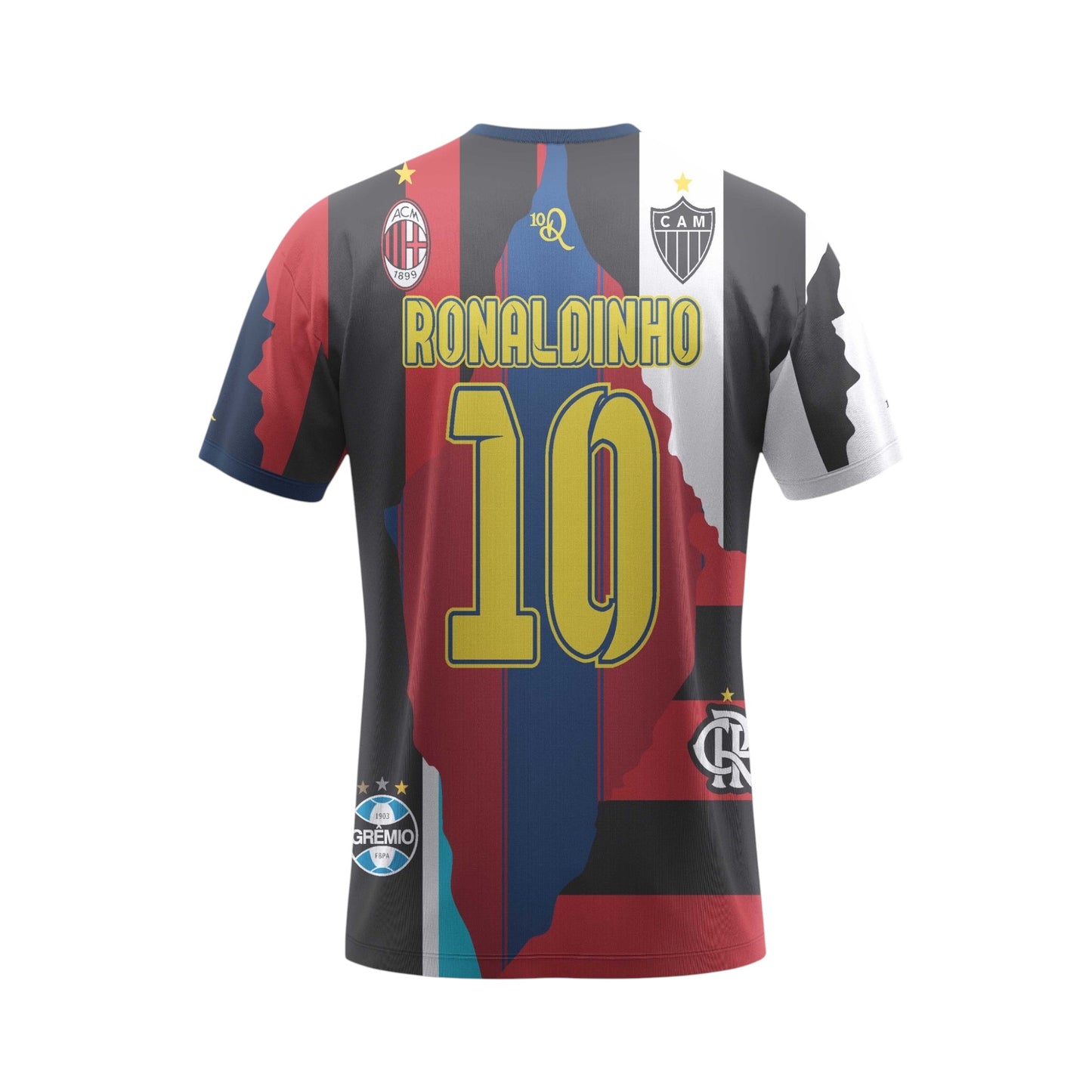 Jersey Ronaldinho Leyenda Fútbol Sport Playera Hombre