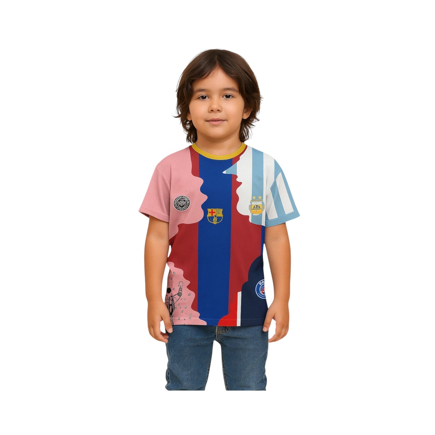 Jersey Messi Leyenda Fútbol Sport Playera Hombre