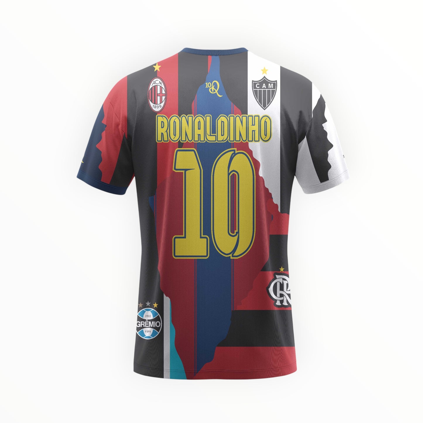 Jersey Ronaldinho Leyenda Fútbol Sport Playera Hombre