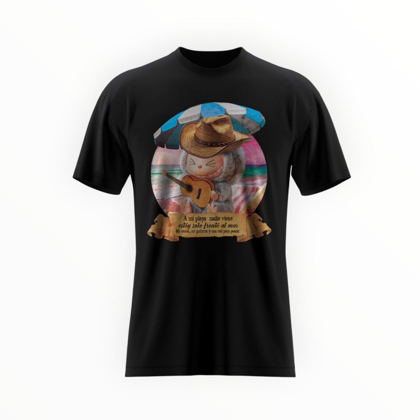 Playera Labubu Norteño "estoy solo frente al mar"