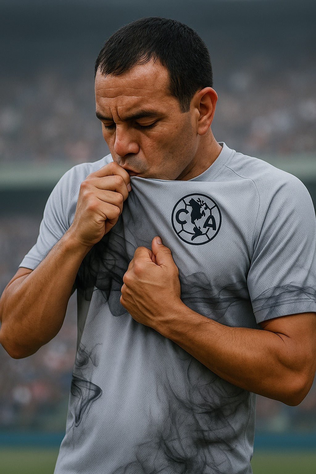 Jersey Águilas América Humo Lila Playera Sport Hombre Fútbol