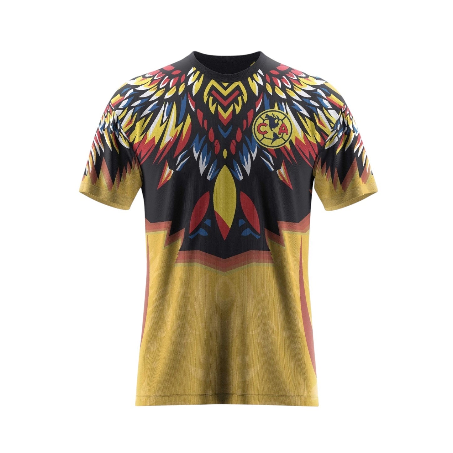 Jersey Águilas América Plumaje Amarillo Playera Fútbol