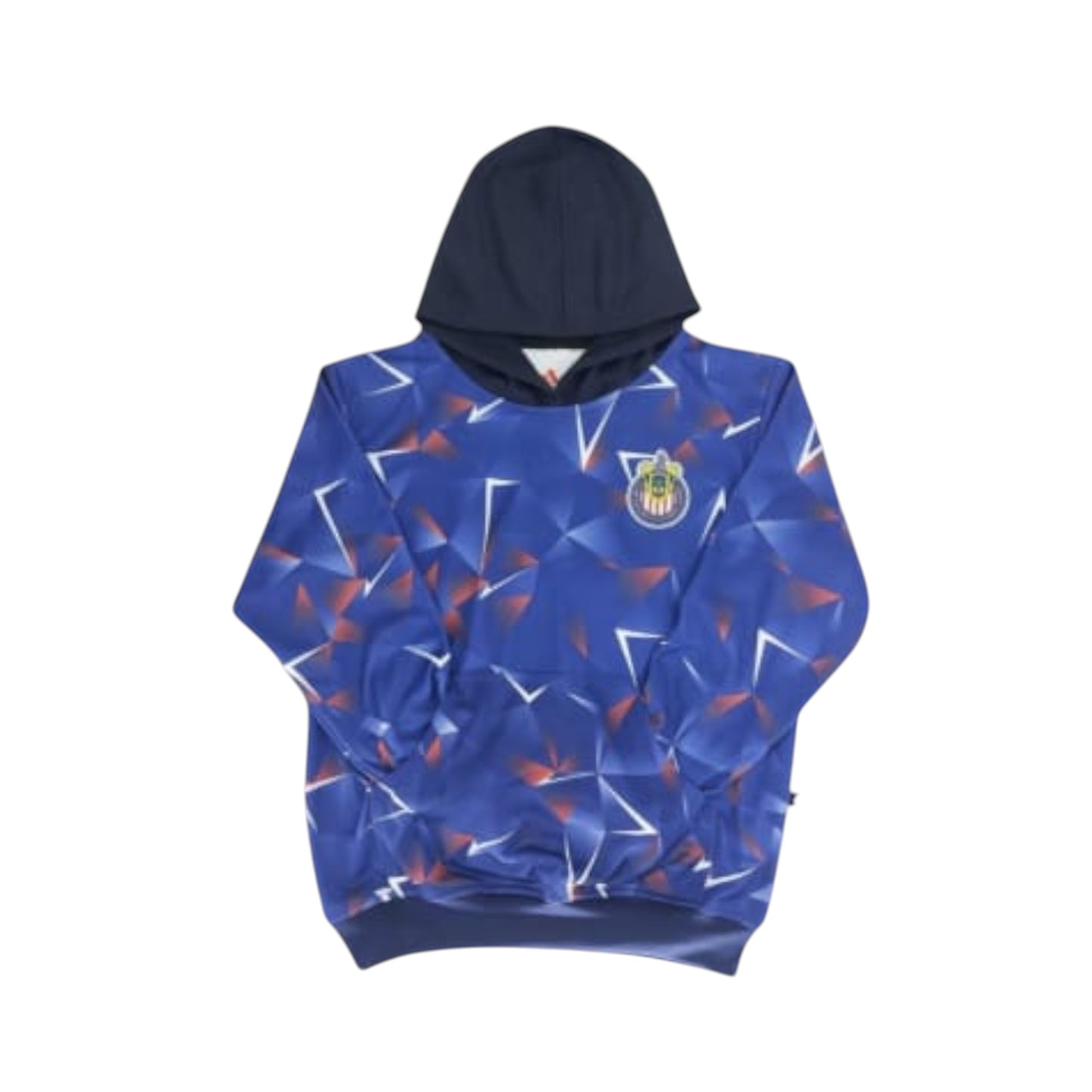 Sudadera Con Gorro Sin Cierre Chivas Del Guadalajara Tridimensional Marino