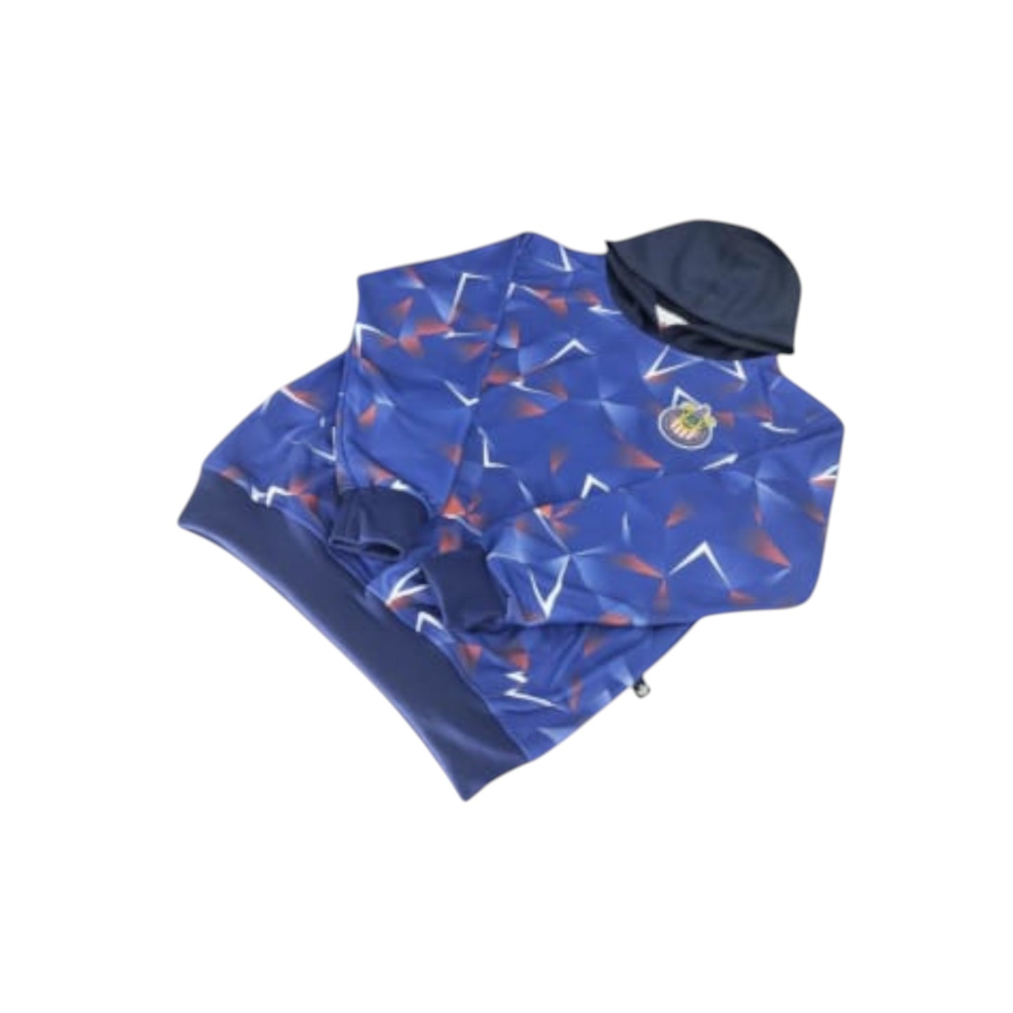 Sudadera Con Gorro Sin Cierre Chivas Del Guadalajara Tridimensional Marino