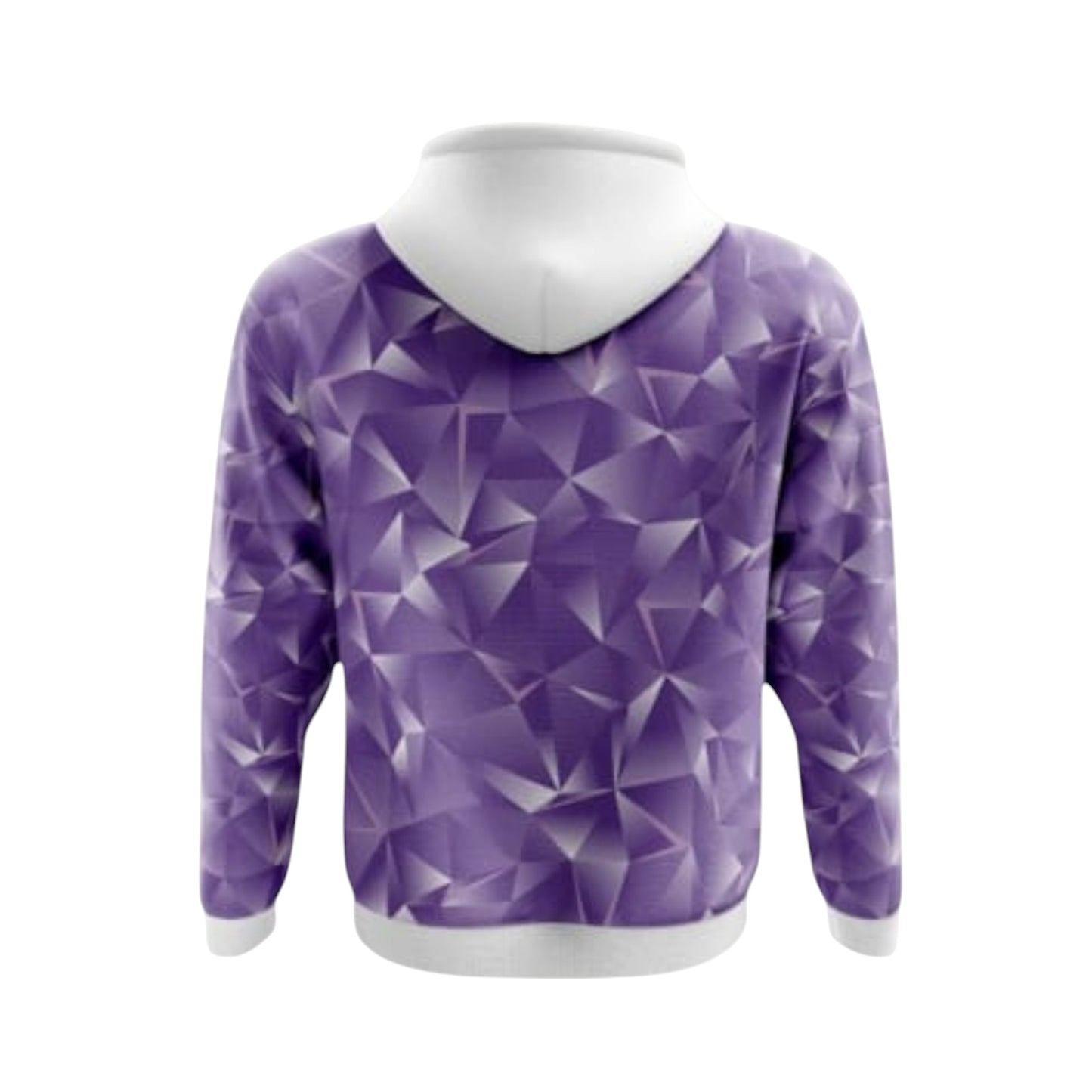 Sudadera Con Gorro Sin Cierre Club Real Madrid Tridimensional Morado