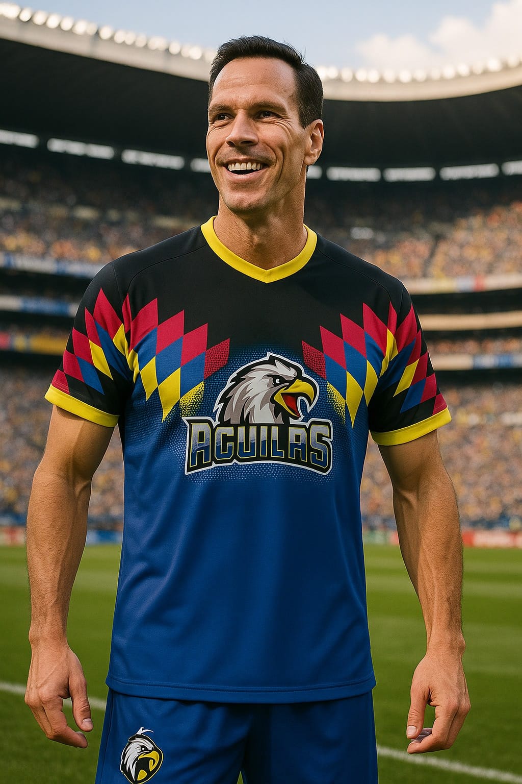 Jersey América Retro Azul 1995 Playera Fútbol Clásico Liga Mx