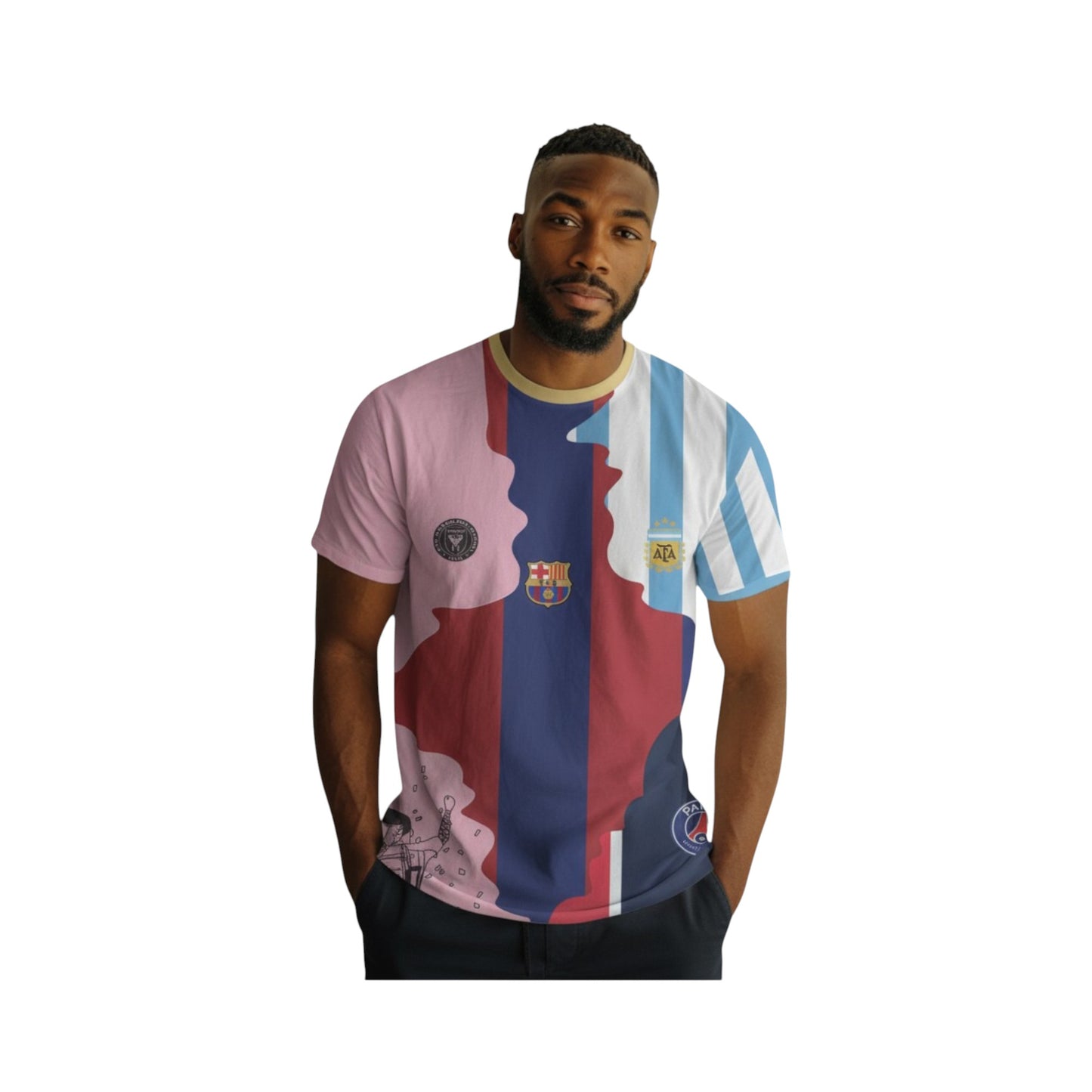 Jersey Messi Leyenda Fútbol Sport Playera Hombre