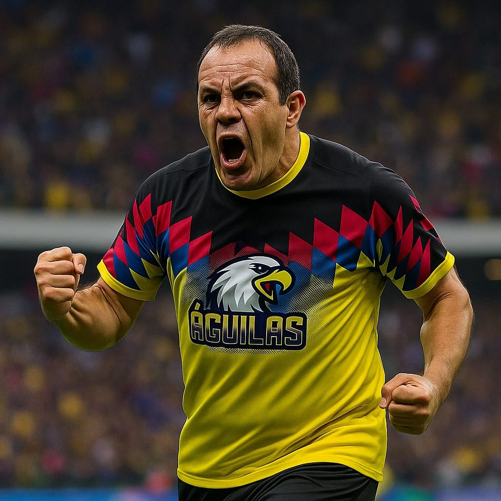 Jersey América Retro Amarillo 1995 Playera Fútbol Clásico Liga Mx