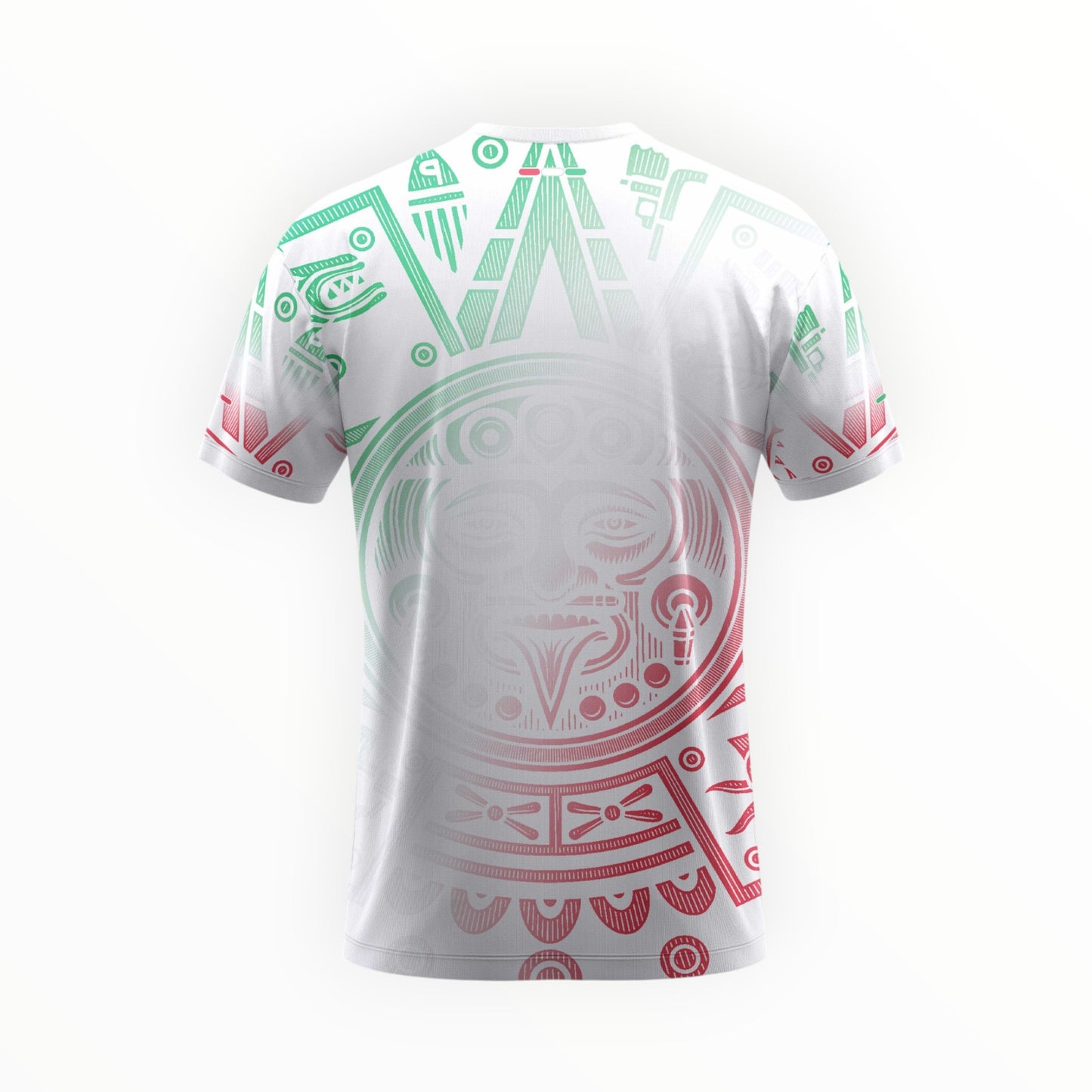 Jersey De México Guerrero Azteca Tricolor Blanco Playera Selección Fútbol