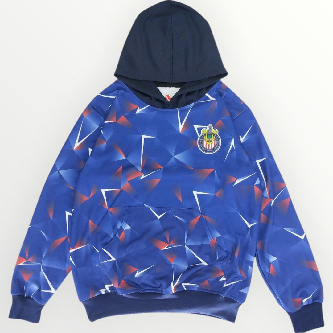 Sudadera Con Gorro Sin Cierre Chivas Del Guadalajara Tridimensional Marino
