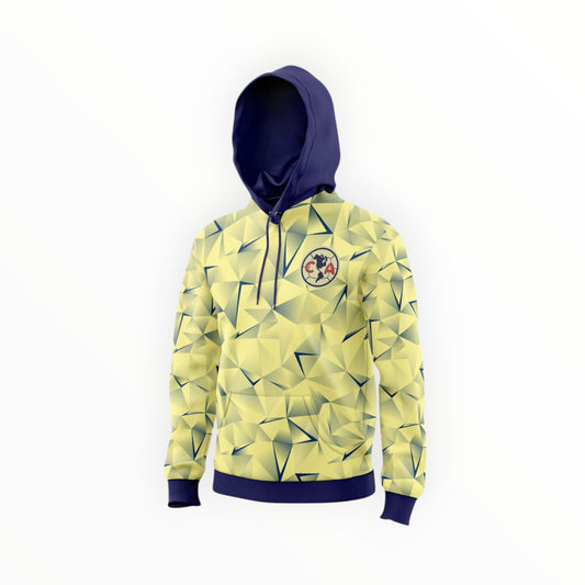 Sudadera Con Gorro Sin Cierre Club América Tridimensional