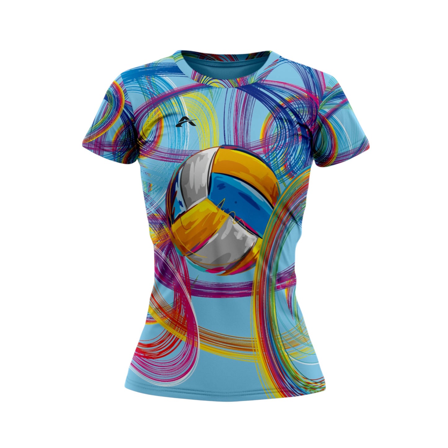 Jersey Voleibol Multicolor Aros Mujer Playera Deportiva Gym