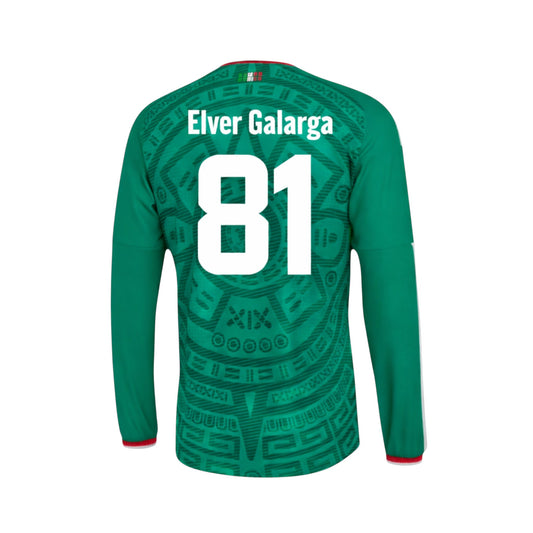 Jersey México Playera Albur V. Fan Verde Mundial Hombre Manga Larga