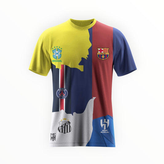 Jersey Neymar Leyenda Fútbol Sport Playera Hombre
