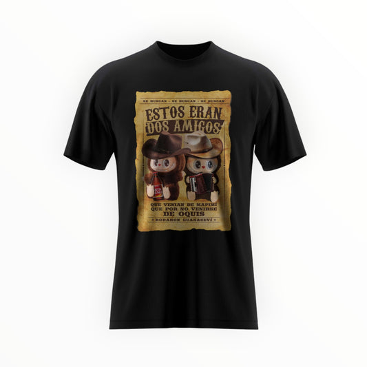Playera Labubu Norteño "ESTOS ERAN DOS AMIGOS"