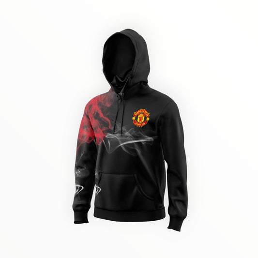 Sudadera Con Capucha Sin Cierre Manchester United Humo
