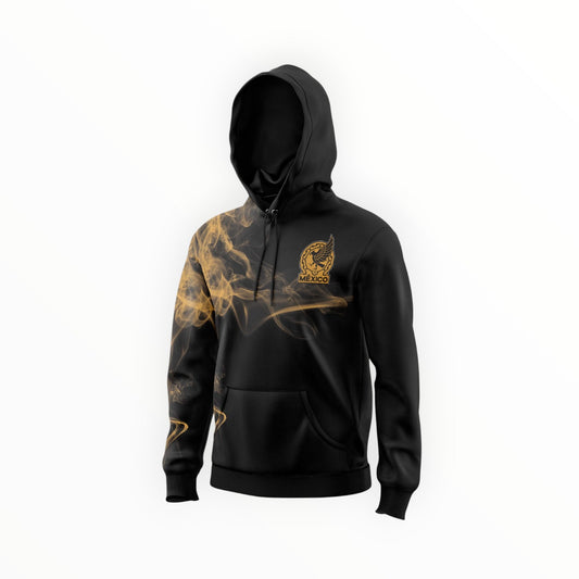 Sudadera Con Capucha Selección de México Humo Dorado