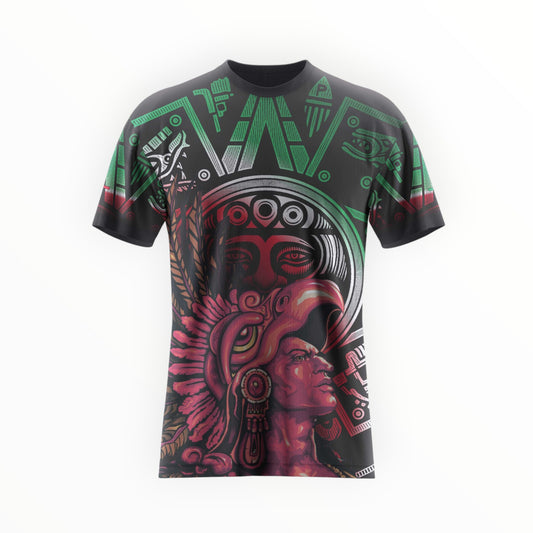 Jersey De México Guerrero Azteca Tricolor Negro Playera Selección Fútbol