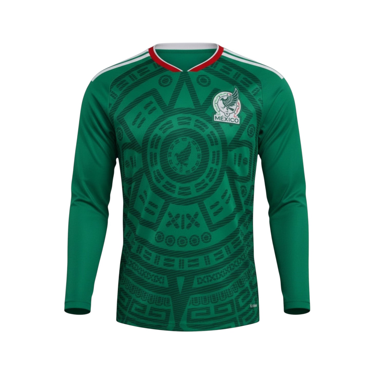 Jersey México Playera Albur V. Fan Verde Mundial Hombre Manga Larga
