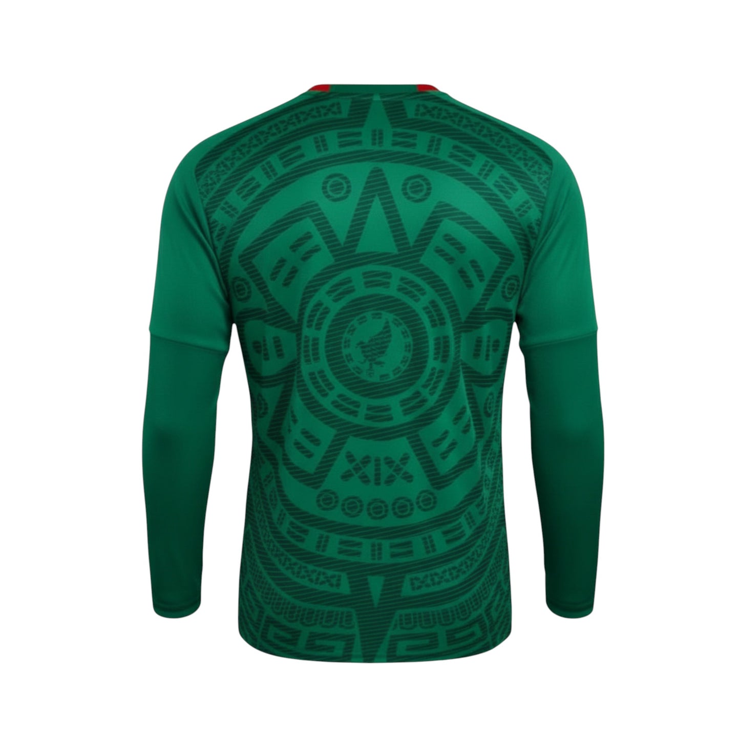 Jersey México Playera Local V. Fan Verde Mundial Hombre Manga Larga