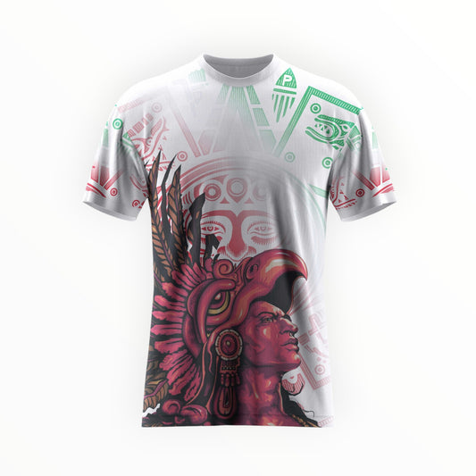 Jersey De México Guerrero Azteca Tricolor Blanco Playera Selección Fútbol