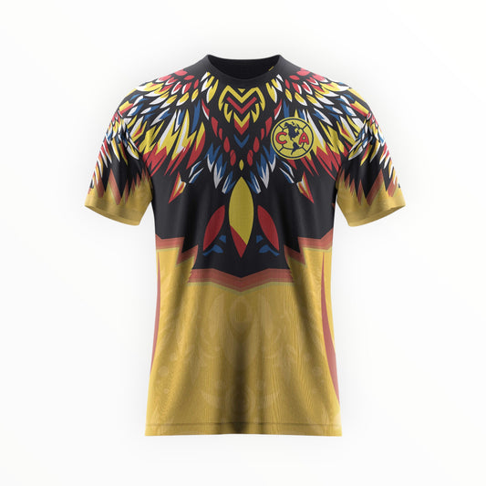 Jersey Águilas América Plumaje Amarillo Playera Fútbol