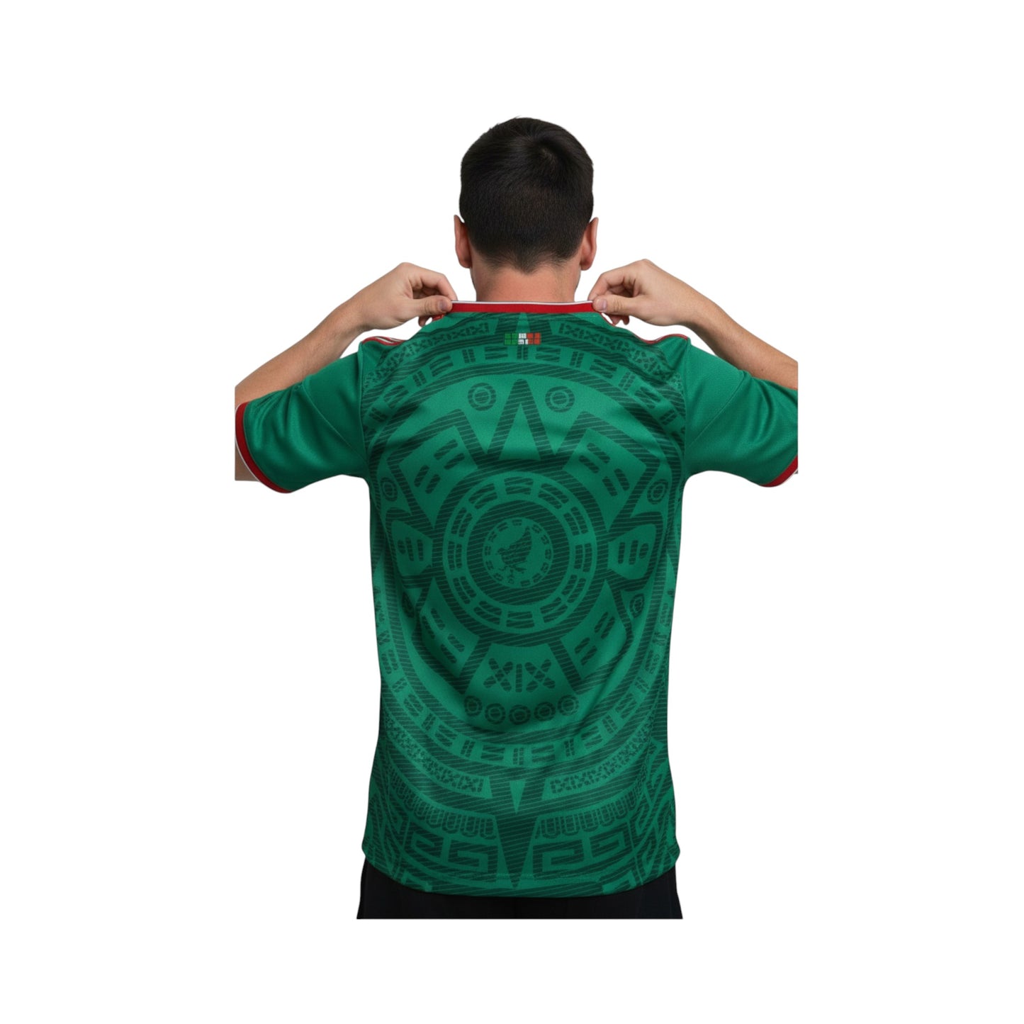 Jersey México Playera Local V. Fan Verde Mundial Hombre Manga Corta